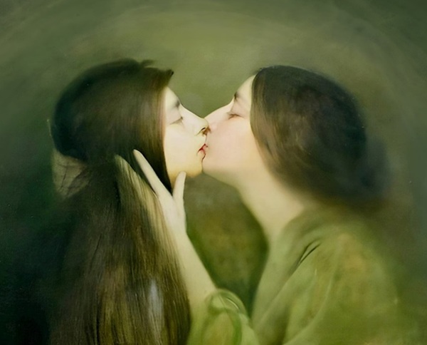 Kissing couple